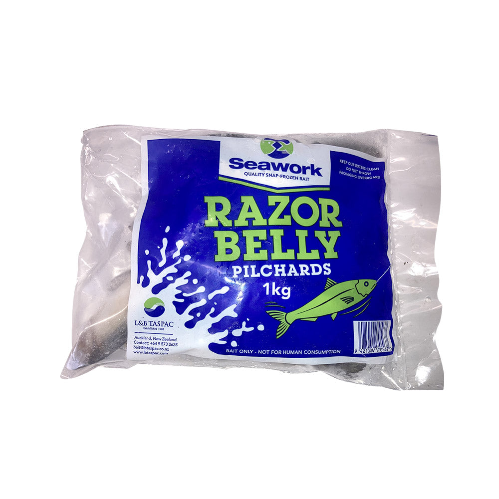 Razor Frozen Pilchards – Coastal Baits